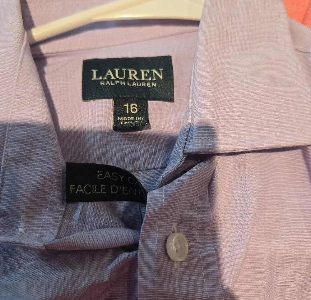 Polo by Ralph Lauren Light Purple Dress Shirt